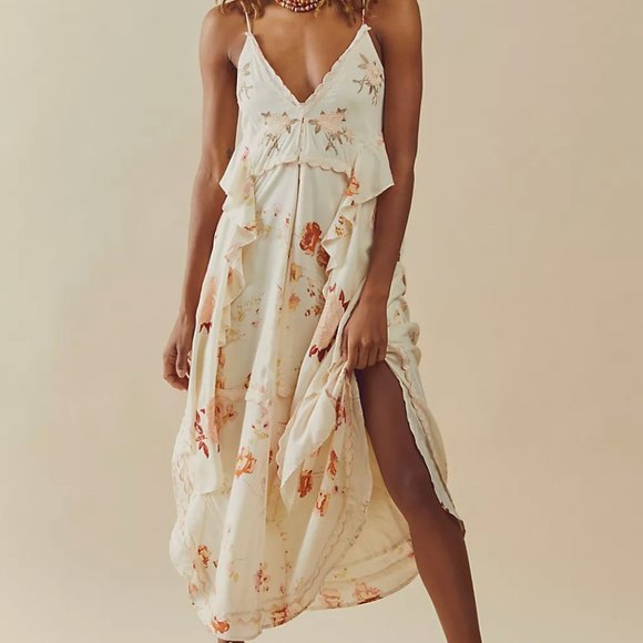 Free People Audrey Embroidered Maxi Dress - Picture 6 of 13